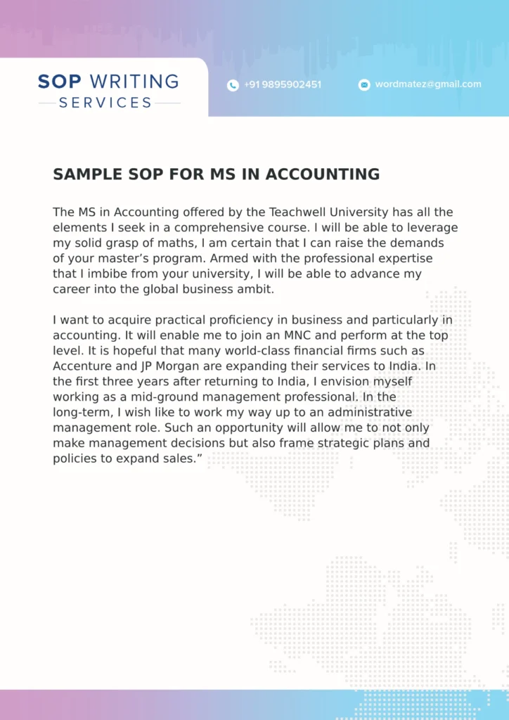 Sample sop for accounting3