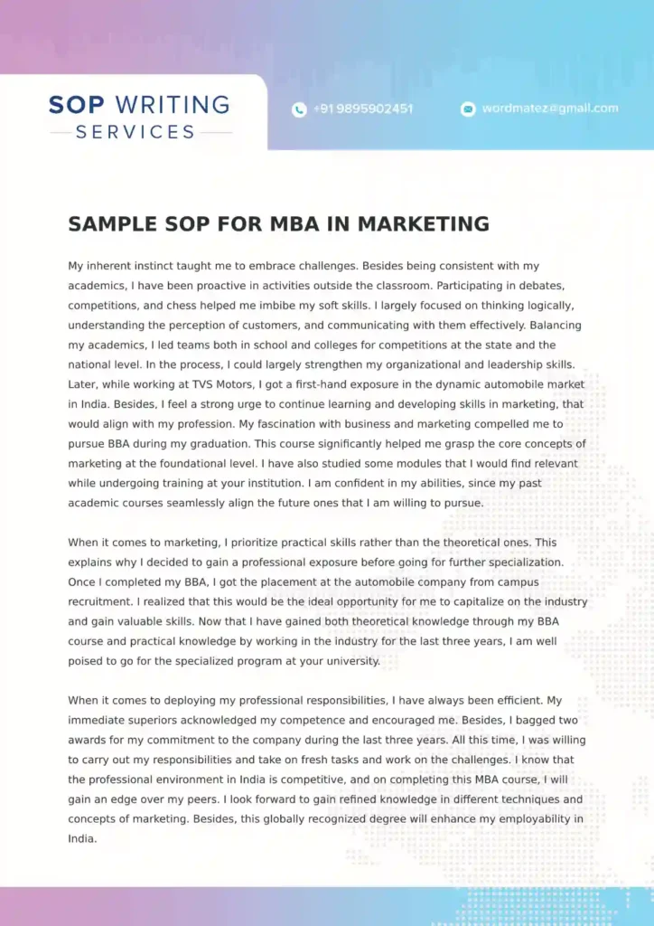 Sample SOP for MBA in Marketing1 (1)