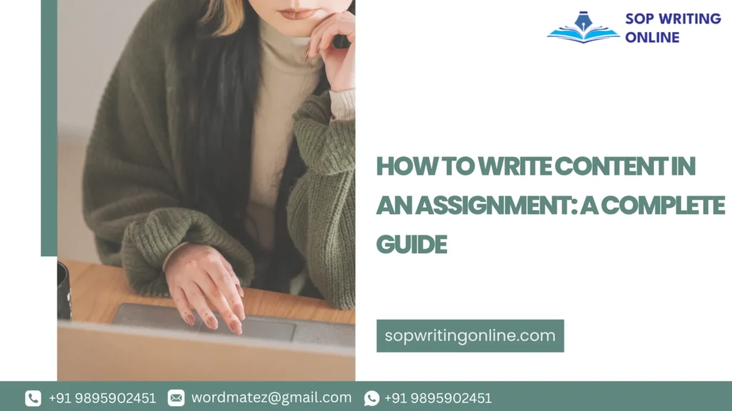 Assignment Writing Services