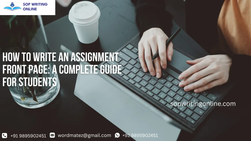 How to Write an Assignment