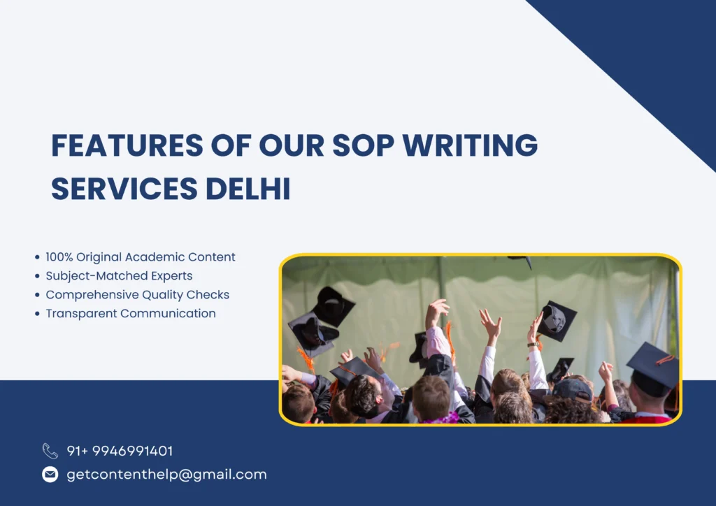 SOP writing services in Delhi