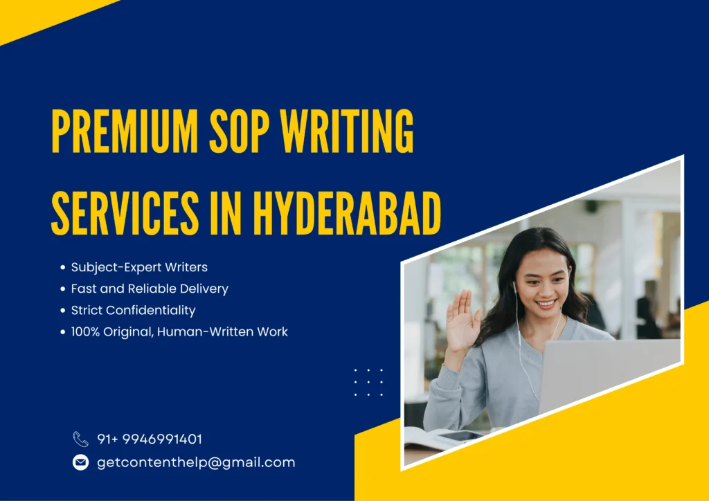 Premium SOP Writing Services In Hyderabad